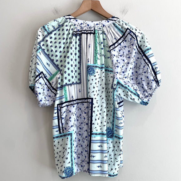 Floral Patchwork Top