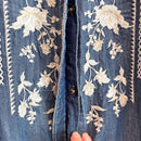 Floral Embroidered Button Down Shirt-6