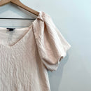 Puff Sleeve Crinkle Top-4