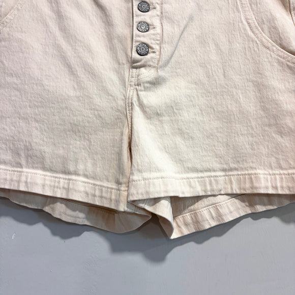 Button Fly Jean Shorts