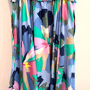 Smocked Handkerchief Hem Midi Dress-9