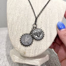 Bumble Bee Crystal Pave Necklace-3