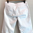 Cuff Hem Capri Jeans-7
