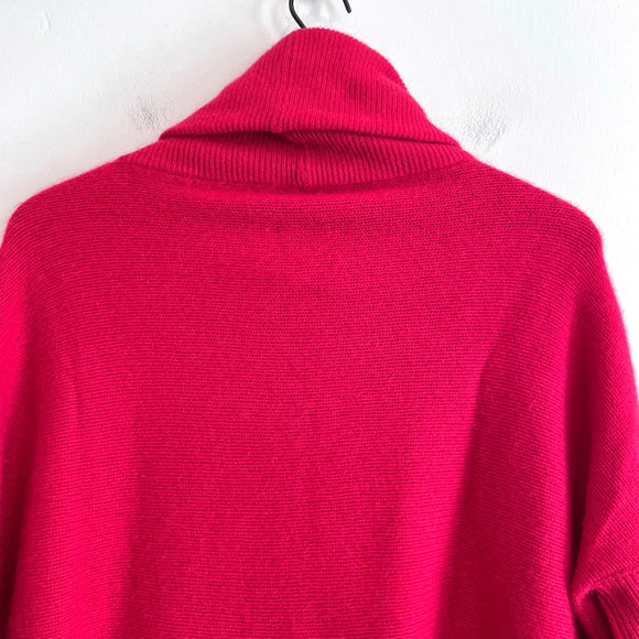 Cowl Turtleneck Cashmere Sweater