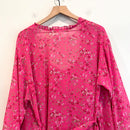 2PC Floral Sleep Dress Robe Set-8