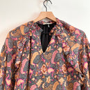 Leaf Ruffle Trim Top-3