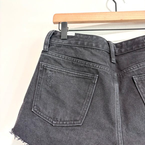 Distressed Jean Shorts