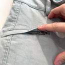 Slim Button Ankle Pants-6