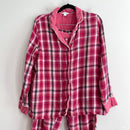 Plaid Flannel Pajama Set-3