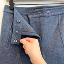 Stretch Center Seam Skinny Pants-4