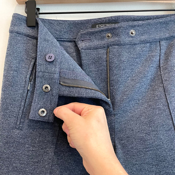 Stretch Center Seam Skinny Pants