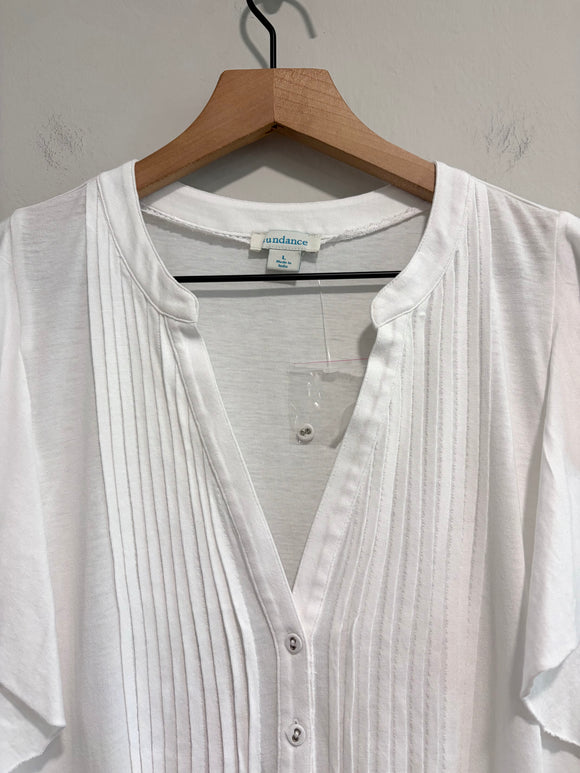 Ruffle Pleated Top