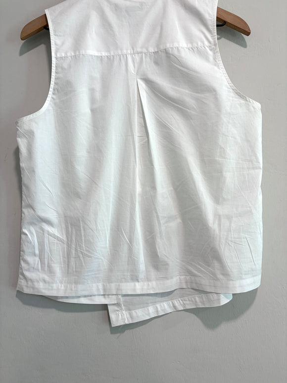 1/4 Button Poplin Top