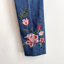 Floral Embroidered Skinny Jeans-4