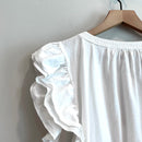 Ruffle Sleeve V-Neck Top-11