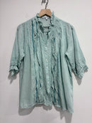 Ruffle Pleated Top-2