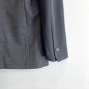 Leather Trim Blazer-12