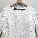 3D Floral 3/4 Sleeve Top-3