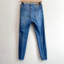 Distressed Raw Hem Skinny Jeans-6