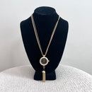 Tassel Watch Chain Necklace-2