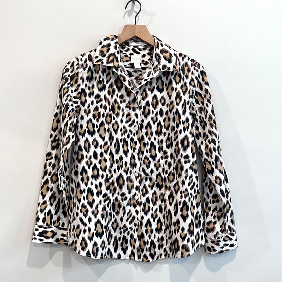 Leopard Button Down Shirt