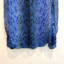 Snakeskin Floral Silk Blend Top-13