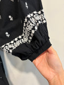 Embroidered Belted Dress-14