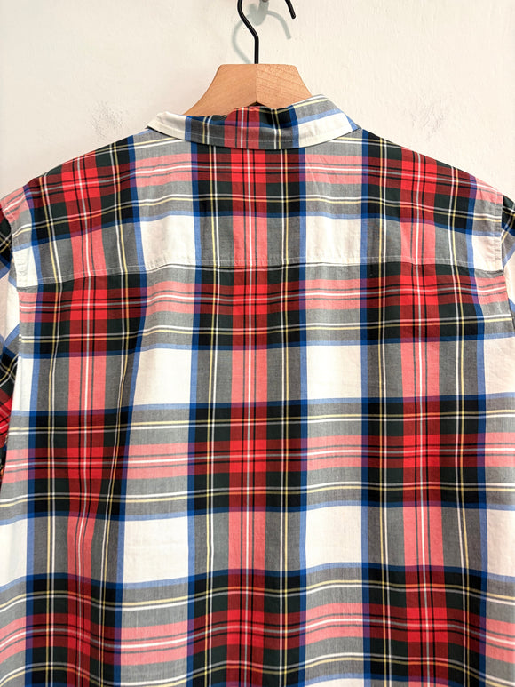 Plaid Long Sleeve Button Down Shirt
