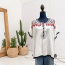 Embroidered Tassel Top-1