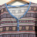 Thermal Owl Pajama Set-4