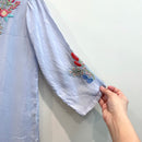 Pastel Embroidered Tunic Top-5