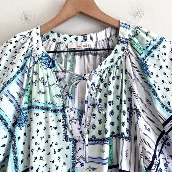 Floral Patchwork Top