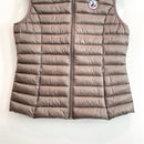 Sleeveless Zip Front Puff Vest-5