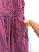 Smocked Waist Midi Dress-5