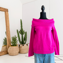 Off Shoulder Sweater-1