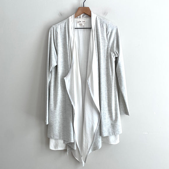 Satin Layered Cardigan