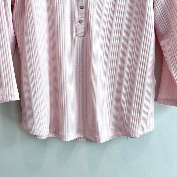 Ribbed Henley Top