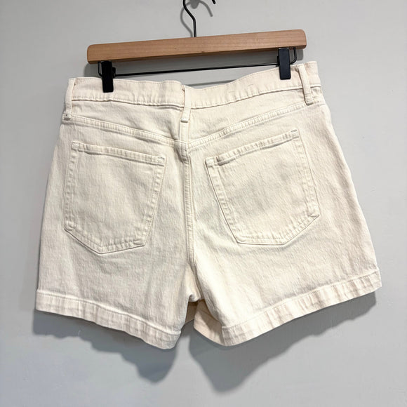 Button Fly Jean Shorts