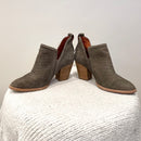 Snakeskin Embossed Booties-7