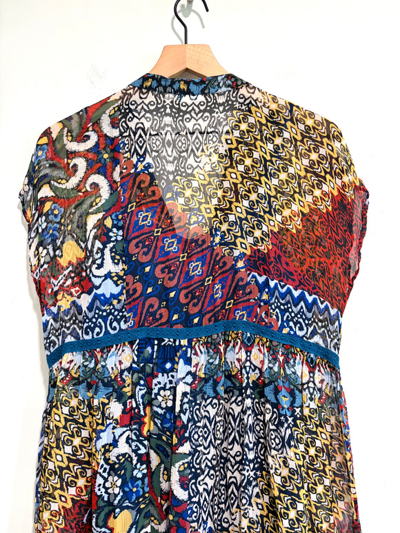 Mixed Print Dress