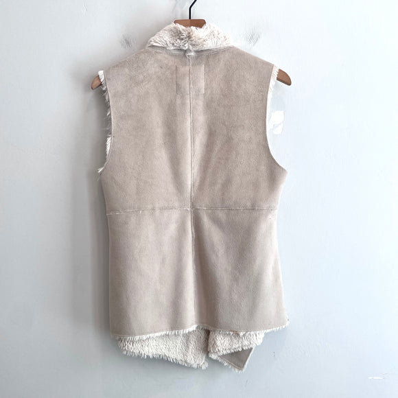 Faux Fur Lined Vest Jacket