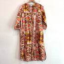 Button Down Shirt Midi Dress-2