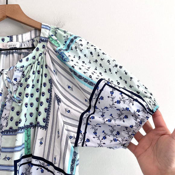 Floral Patchwork Top
