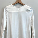 Silk Trim Long Sleeve Top-7