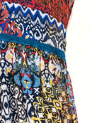 Mixed Print Dress-12
