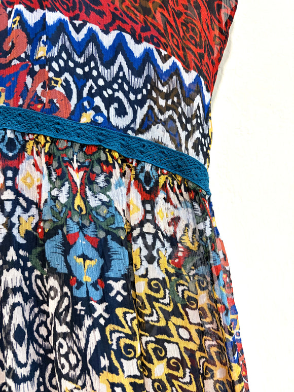 Mixed Print Dress