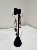 Bronze Beaded Earrings-4