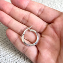 925 Silver Hoop Earrings-7