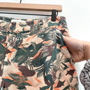 Tropical Cargo Roll Tab Pants-3