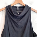 Sleeveless Draped Neck Top-4